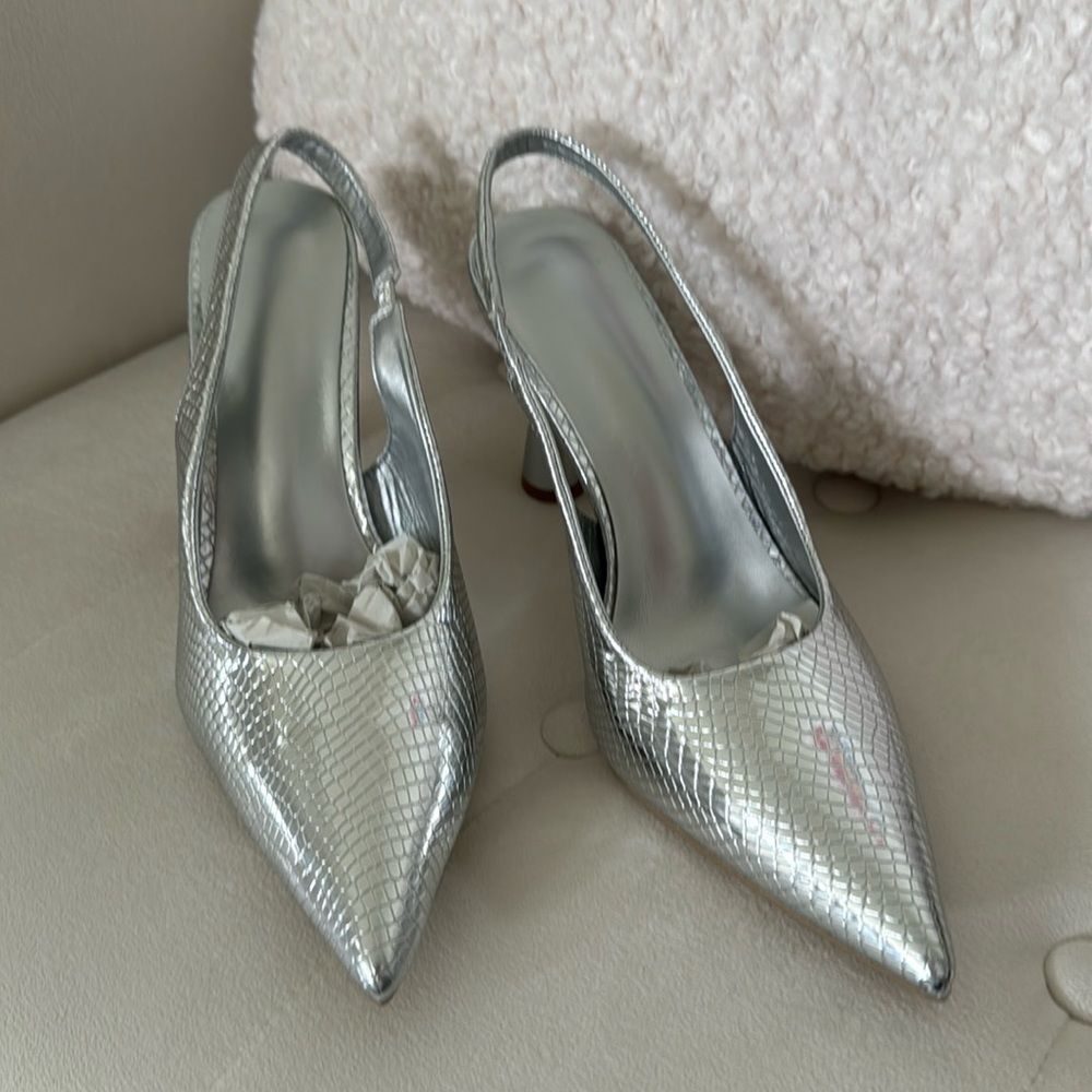 Silver heels